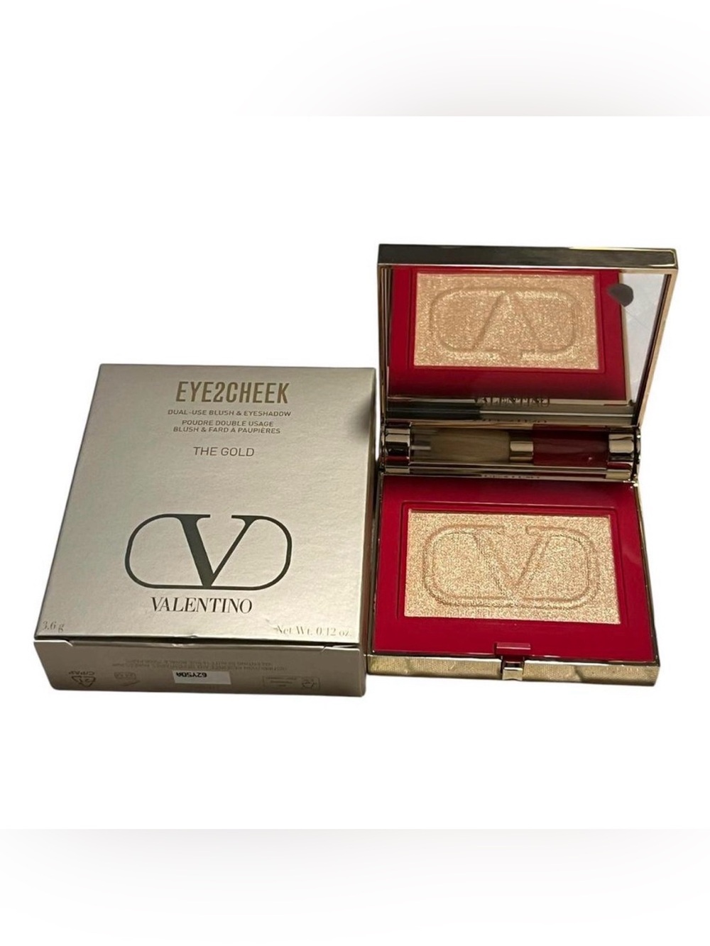 Valentino Eye2Cheek Dual-Use Blush & Eyeshadow — Shade 600Put A Spike On It